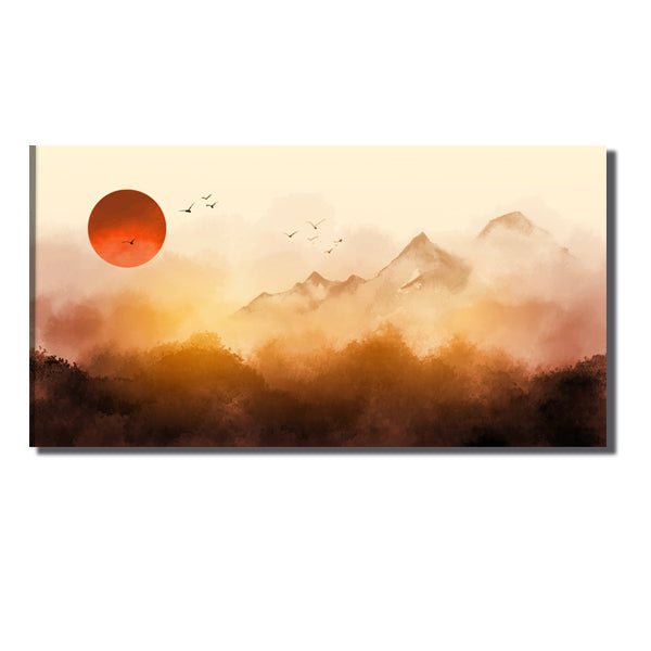Sunrise Canvas Painting – A Breathtaking Start to Your Day