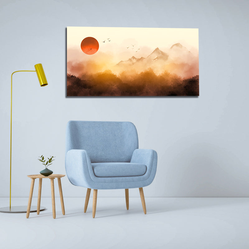 Sunrise Canvas Painting – A Breathtaking Start to Your Day
