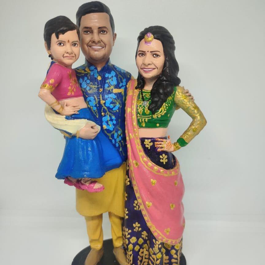 3D Miniature - Family Full Body