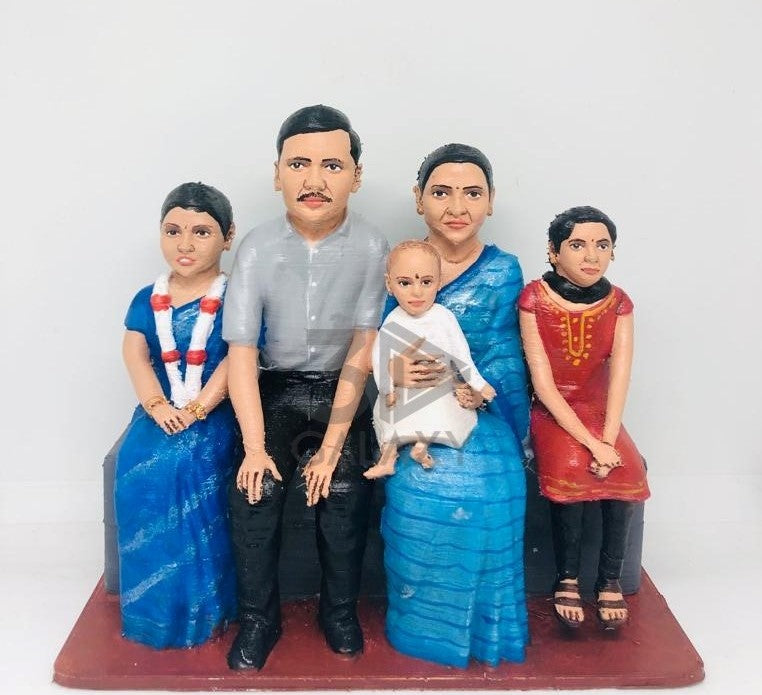 3D Miniature - Family Full Body