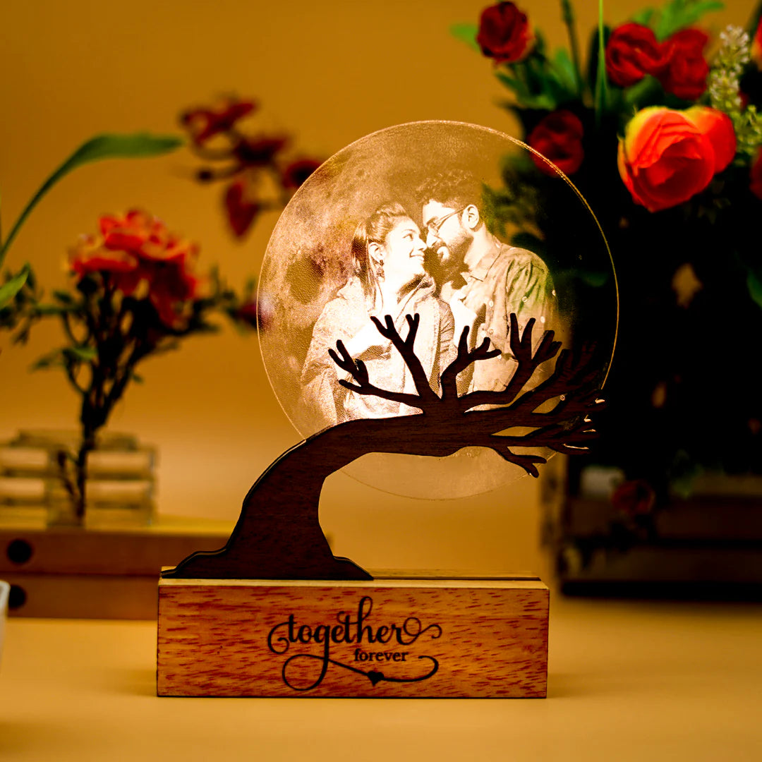 Moon Tree Customized Acrylic 3D LAMP