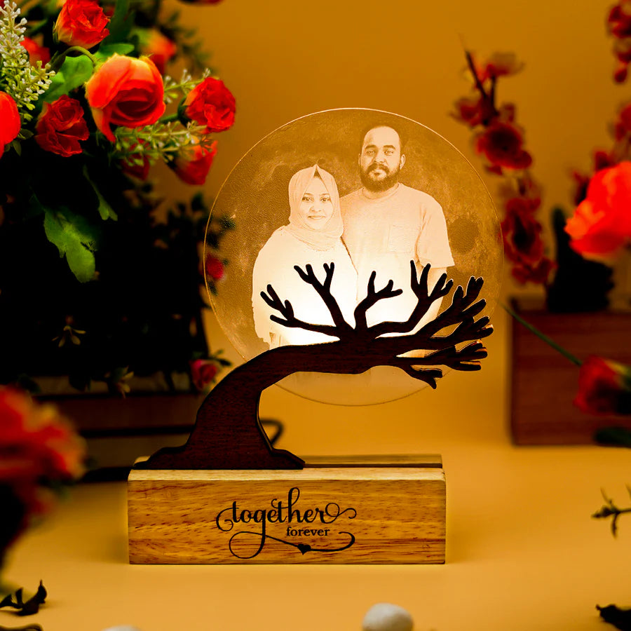 Moon Tree Customized Acrylic 3D LAMP